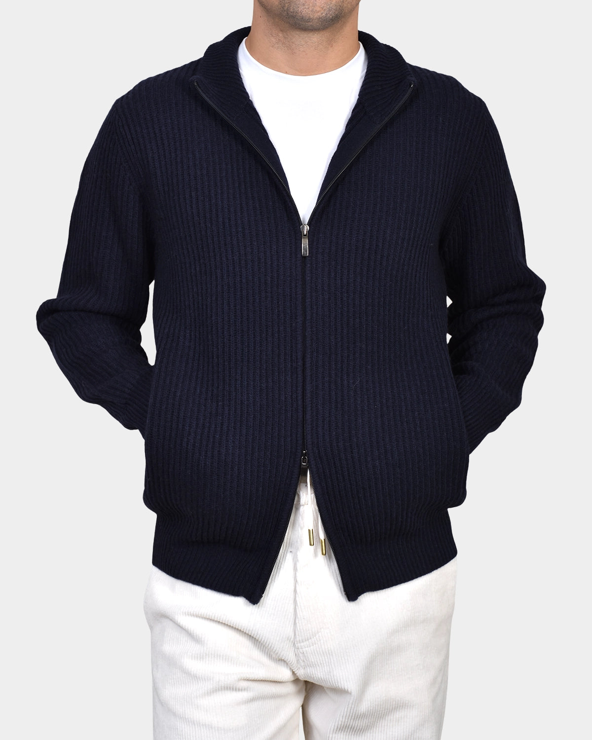 Giacca Full Zip Mag Inglese - Navy - Hugo Sthlm