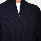 Giacca Full Zip Mag Inglese - Navy - Hugo Sthlm