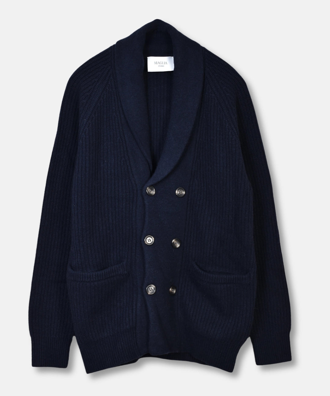 Giacca Scialle Trecce - Navy - Hugo Sthlm