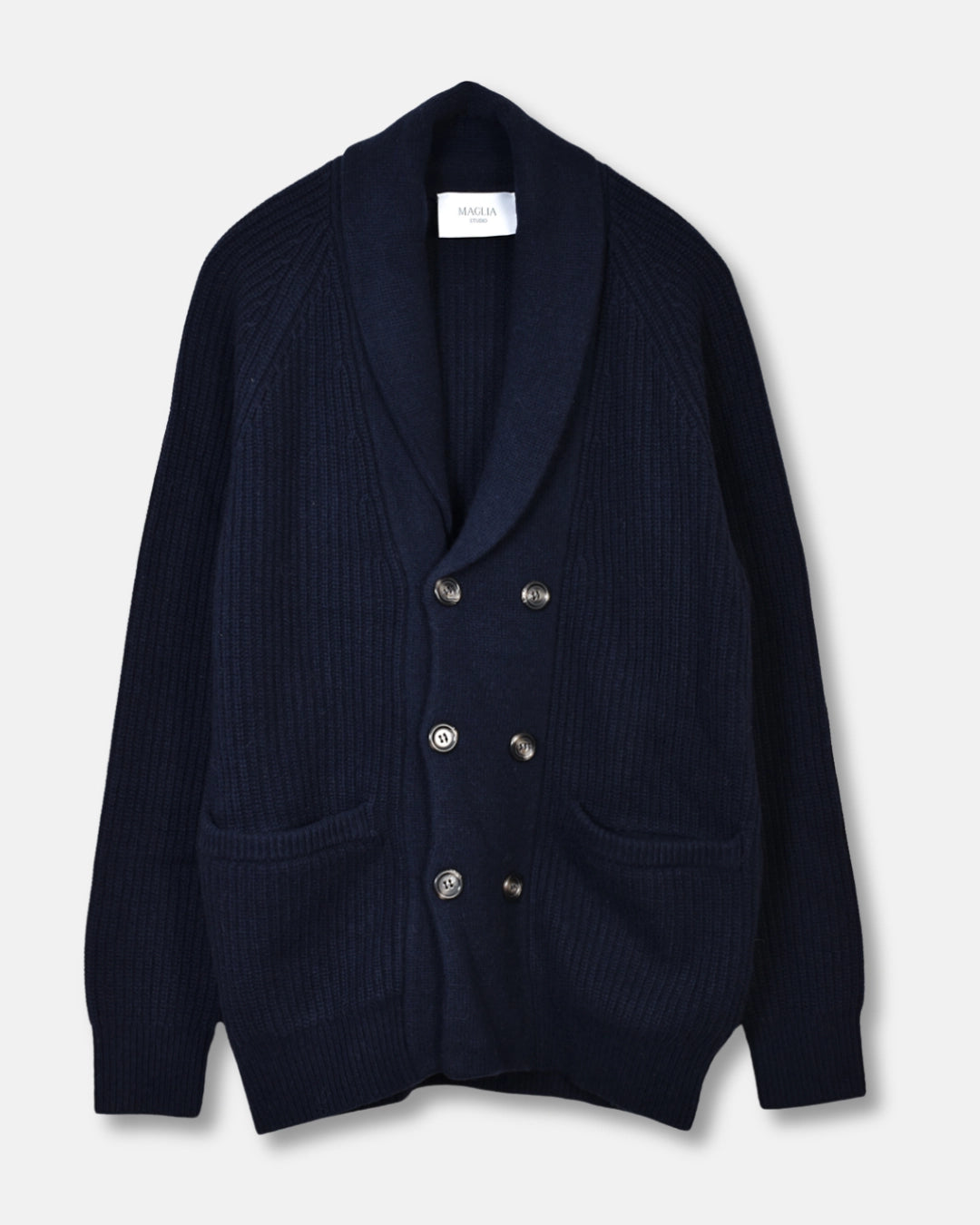 Giacca Scialle Trecce - Navy - Hugo Sthlm