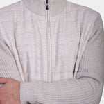 Giacca Zip Wool/Cash Blend - Beige - Hugo Sthlm