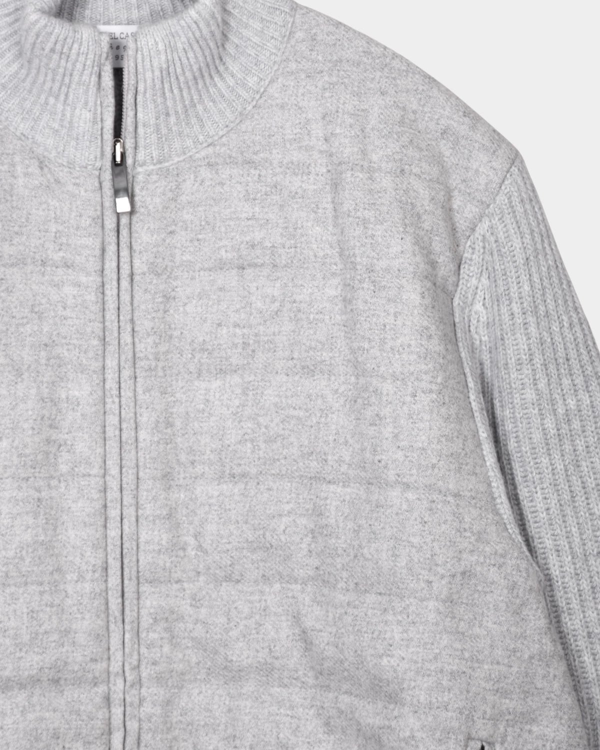 Giacca Zip Wool/Cash Blend - Grey - Hugo Sthlm