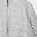 Giacca Zip Wool/Cash Blend - Grey - Hugo Sthlm