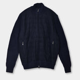 Giacca Zip Wool/Cash Blend - Navy - Hugo Sthlm