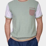 Girocollo Corta Con Taschino - Laguna - Hugo Sthlm