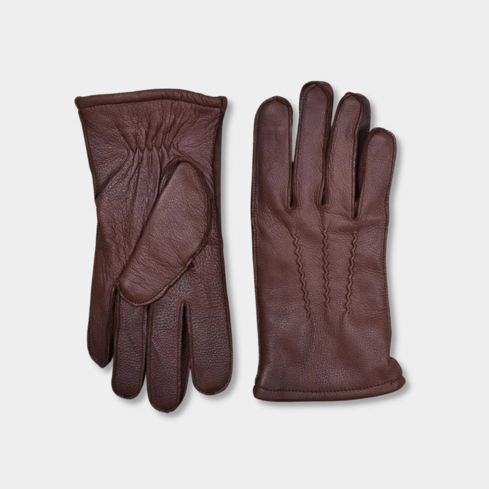 Glove Deerskin Classic - Mid Brown - Hugo Sthlm