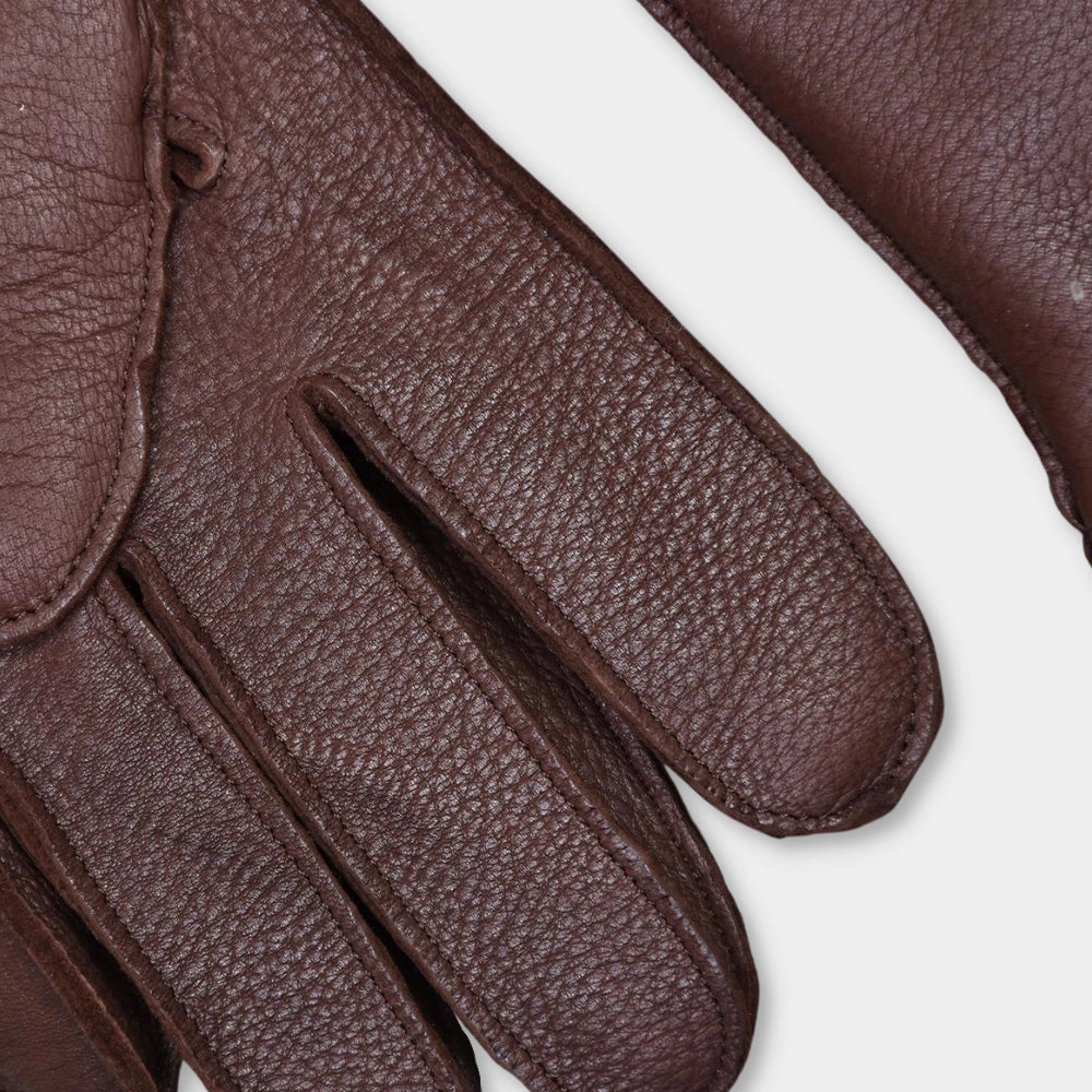 Glove Deerskin Classic - Mid Brown - Hugo Sthlm