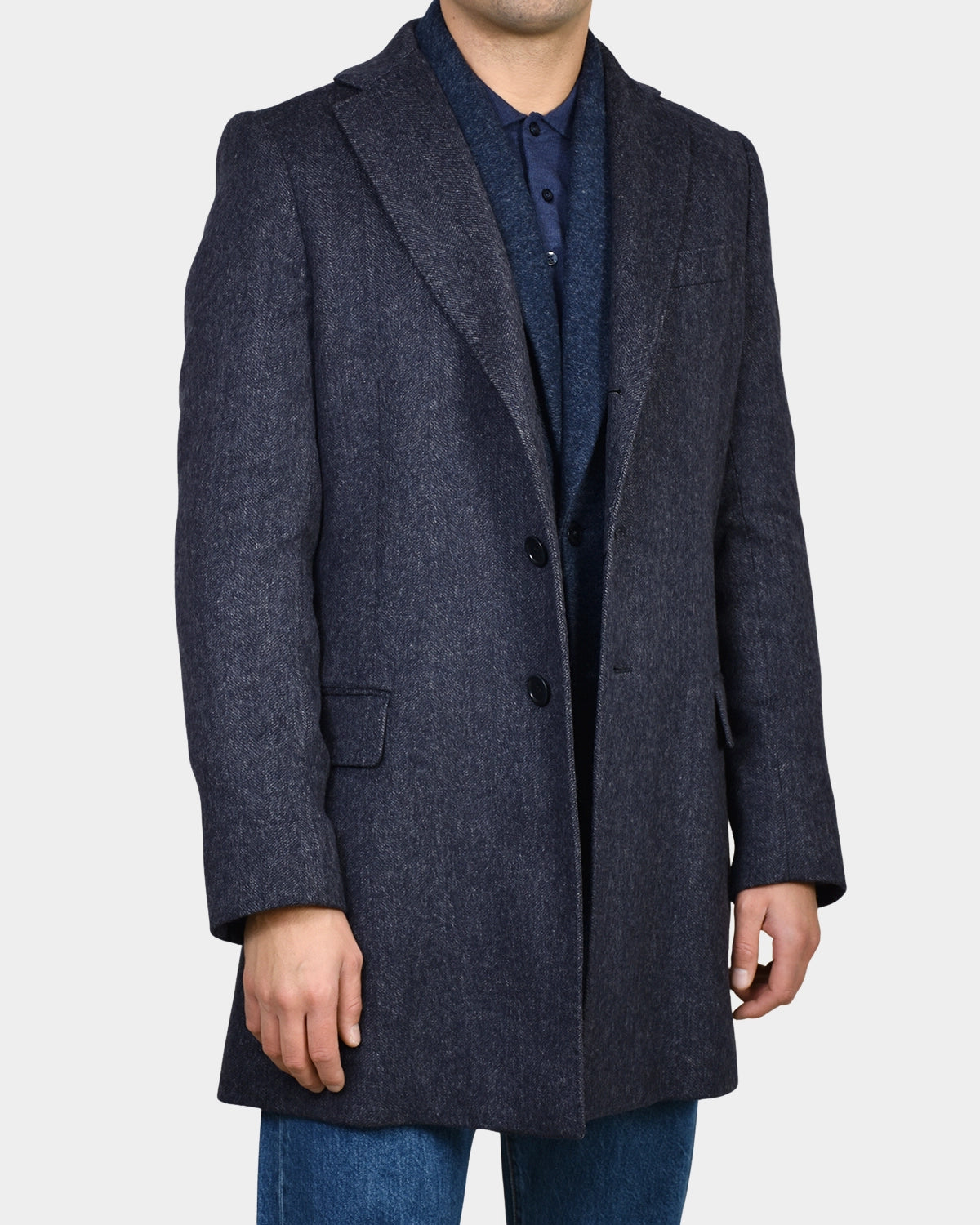 Greyblack Coat - Grey/Black - Hugo Sthlm