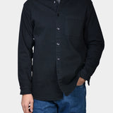 Hooper Shirt Washed Twill - Washed Black - Hugo Sthlm