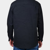Hooper Shirt Washed Twill - Washed Black - Hugo Sthlm