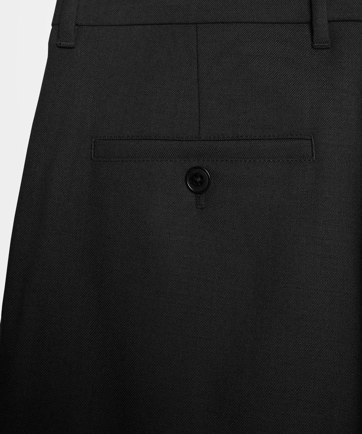 Haij Pleated Twill Pants - Black - Hugo Sthlm