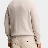 Hallow Knitted Crew Neck - Moonbeam