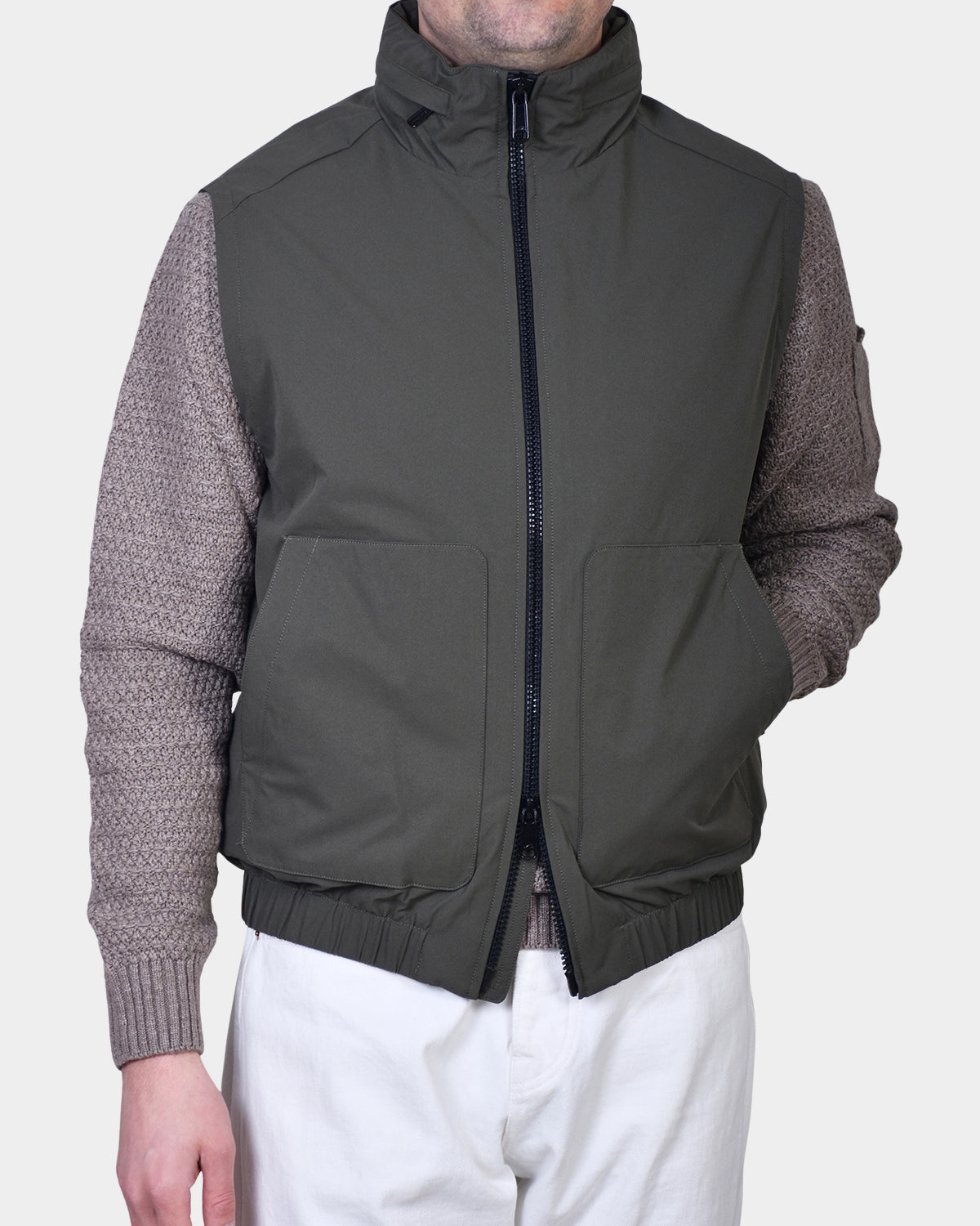 Hampstead Vest - Dark Olive - Hugo Sthlm