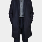 Herringbone Coat - Navy - Hugo Sthlm