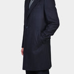 Herringbone Coat - Navy - Hugo Sthlm
