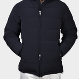 Hooded Puffer Jacket - Navy - Hugo Sthlm