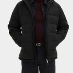 Hooded Puffer Jacket - Black - Hugo Sthlm