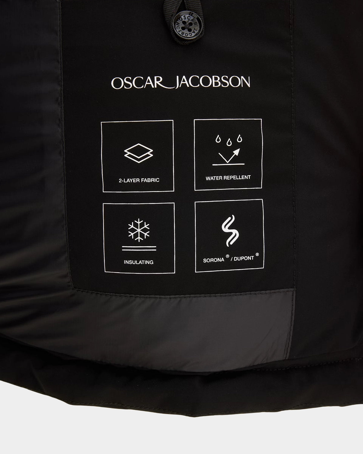 Hooded Puffer Jacket - Black - Hugo Sthlm