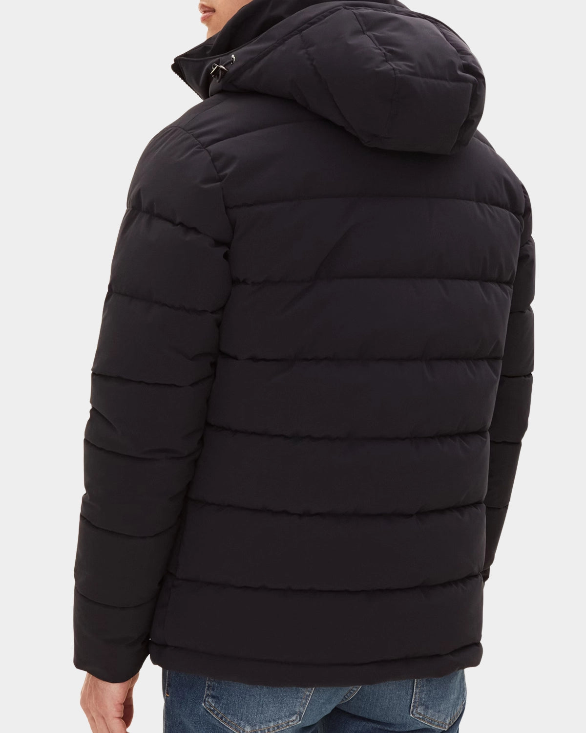 Hooded Puffer Jacket - Navy - Hugo Sthlm