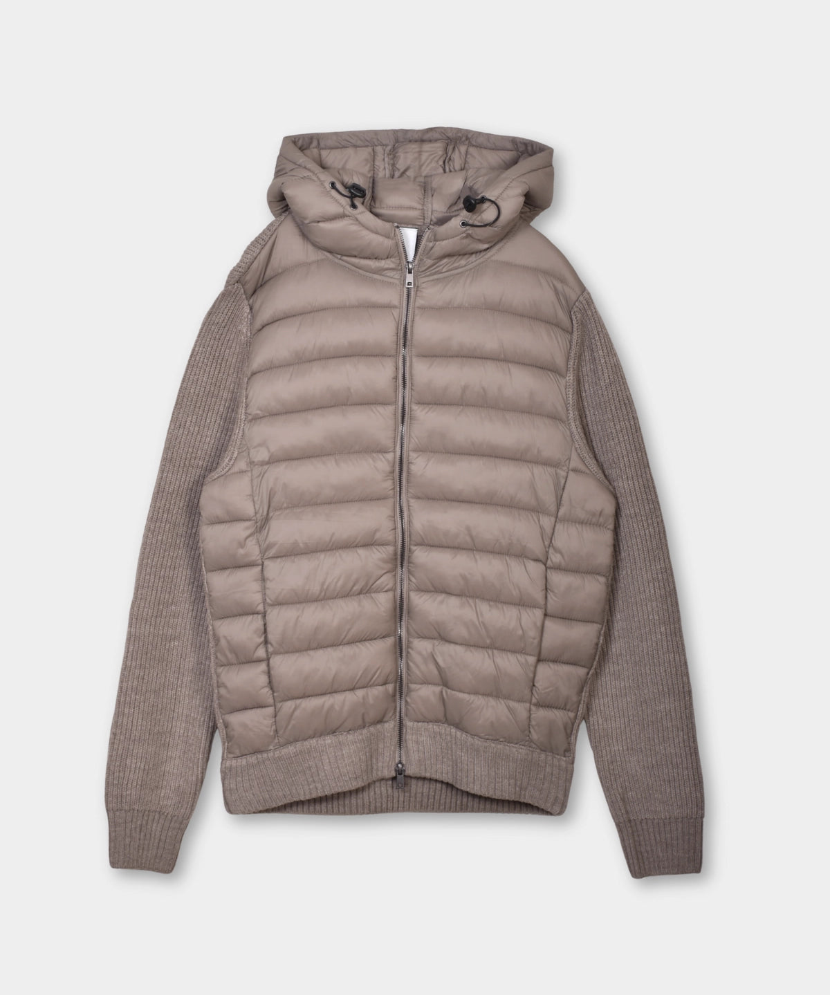 Hoodie Zip Wool/Nylon - Beige - Hugo Sthlm
