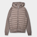 Hoodie Zip Wool/Nylon - Beige - Hugo Sthlm