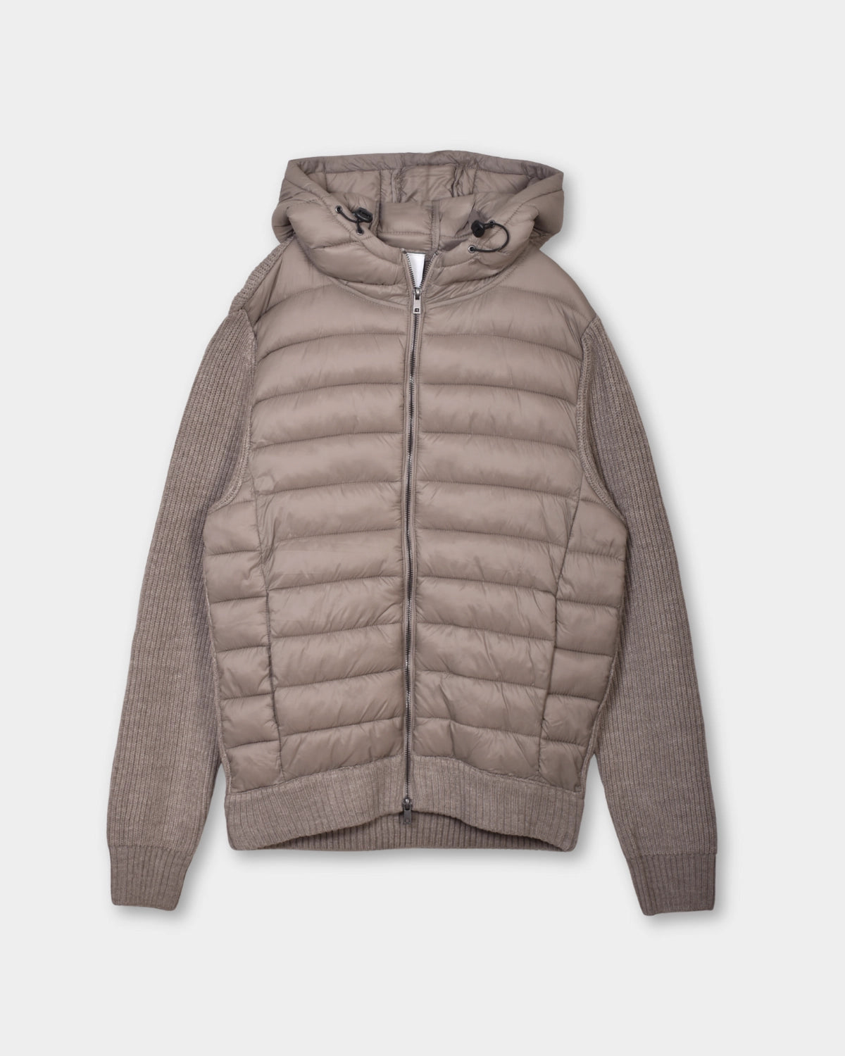 Hoodie Zip Wool/Nylon - Beige - Hugo Sthlm