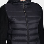 Hoodie Zip Wool/Nylon - Black - Hugo Sthlm
