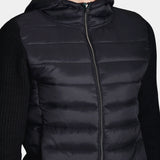 Hoodie Zip Wool/Nylon - Black - Hugo Sthlm