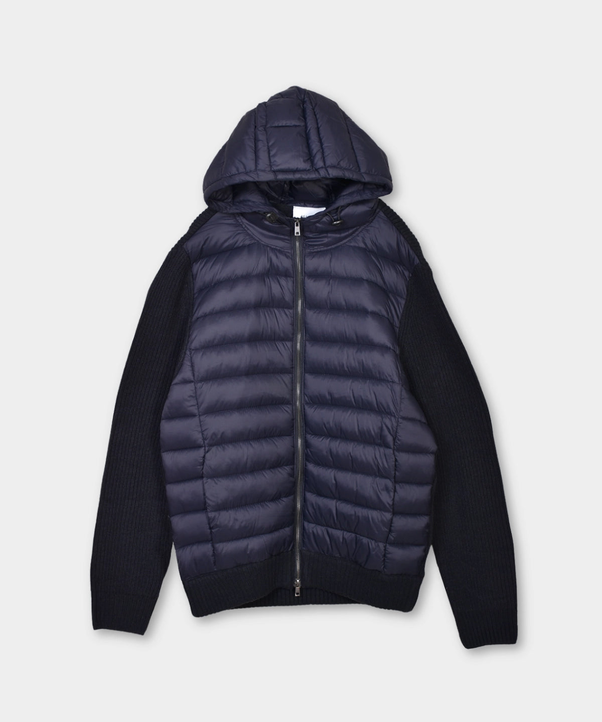 Hoodie Zip Wool/Nylon - Navy - Hugo Sthlm