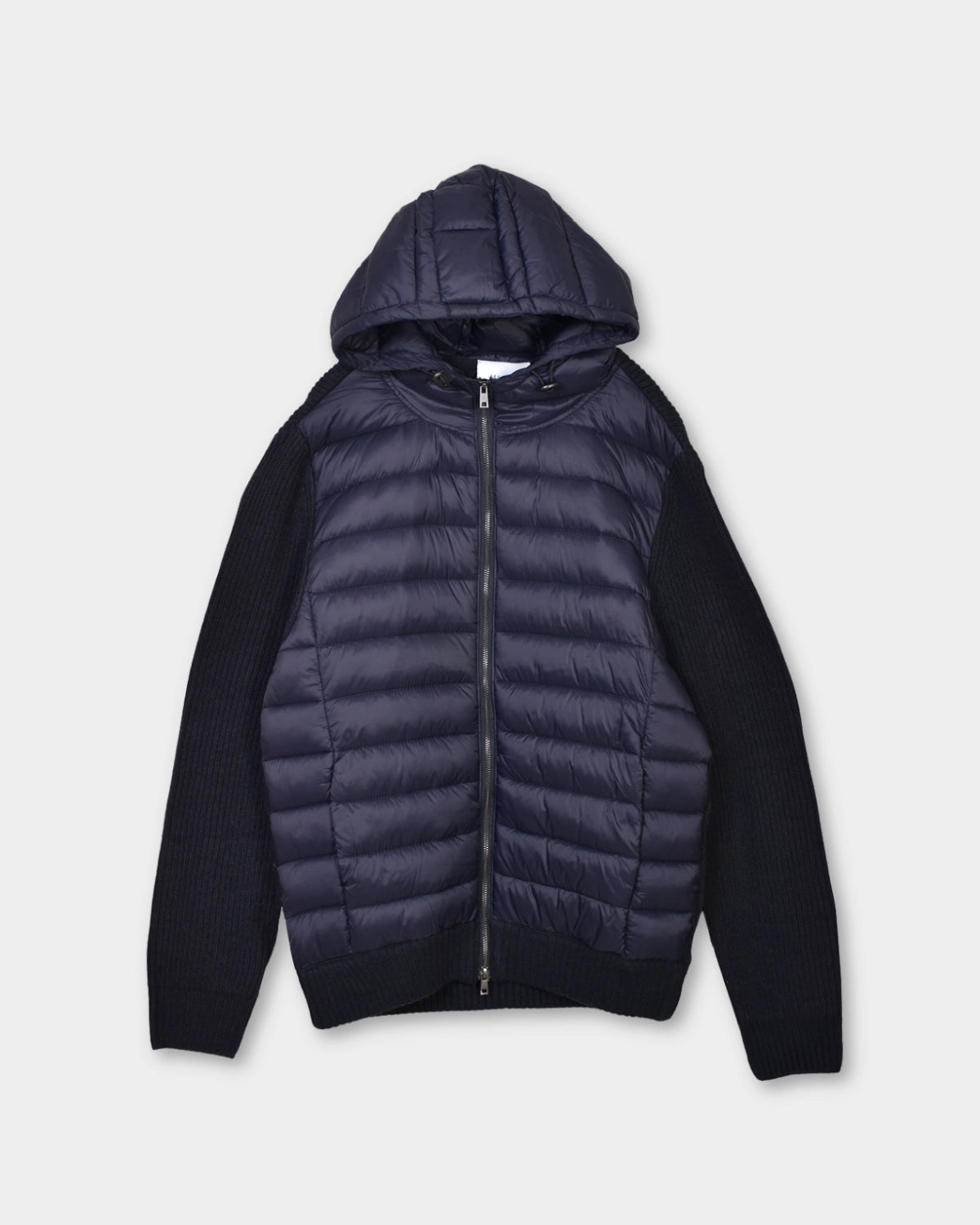 Hoodie Zip Wool/Nylon - Navy - Hugo Sthlm