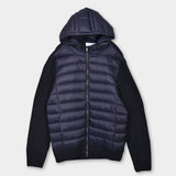 Hoodie Zip Wool/Nylon - Navy - Hugo Sthlm