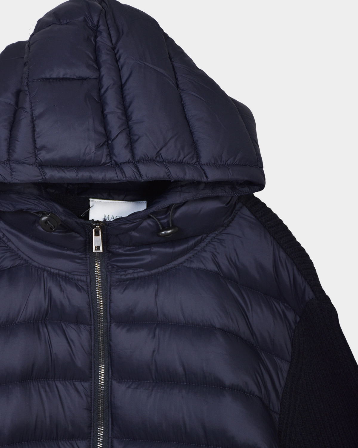Hoodie Zip Wool/Nylon - Navy - Hugo Sthlm