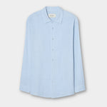 Hooper Cotton Crinkle Shirt - Light Blue - Hugo Sthlm