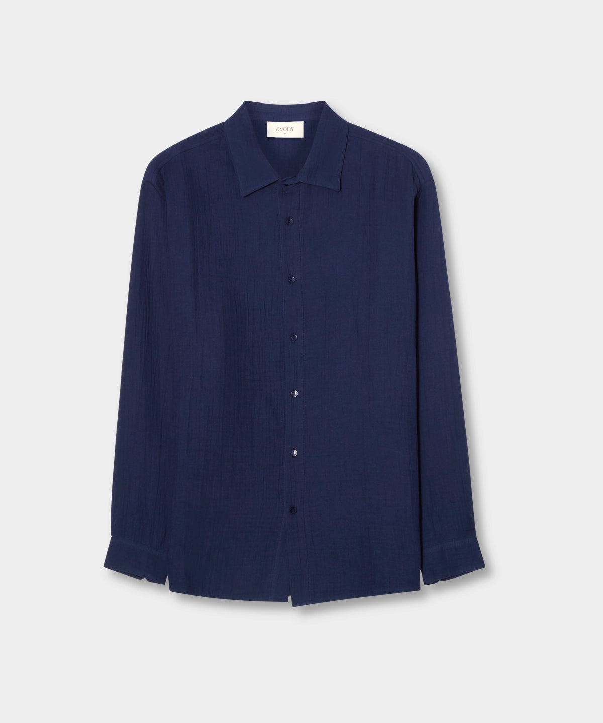 Hooper Cotton Crinkle Shirt - Total Eclips - Hugo Sthlm