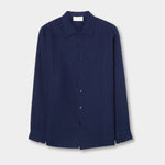 Hooper Cotton Crinkle Shirt - Total Eclips - Hugo Sthlm