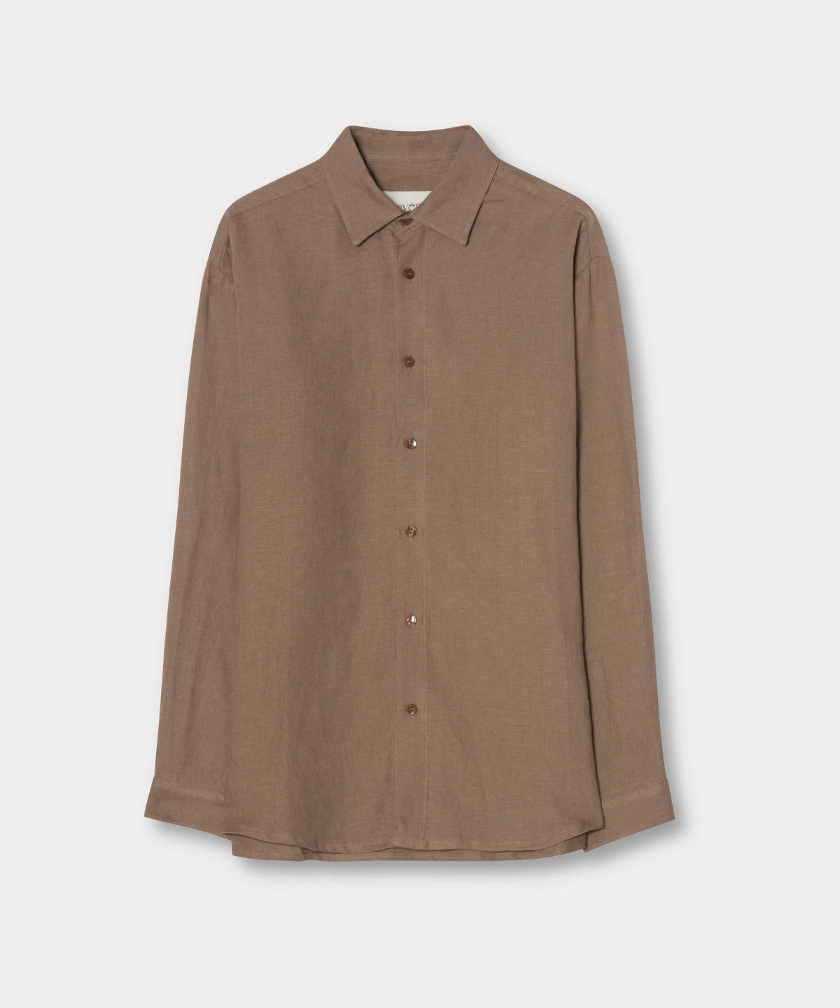 Hooper Linen Shirt - Taupe - Hugo Sthlm