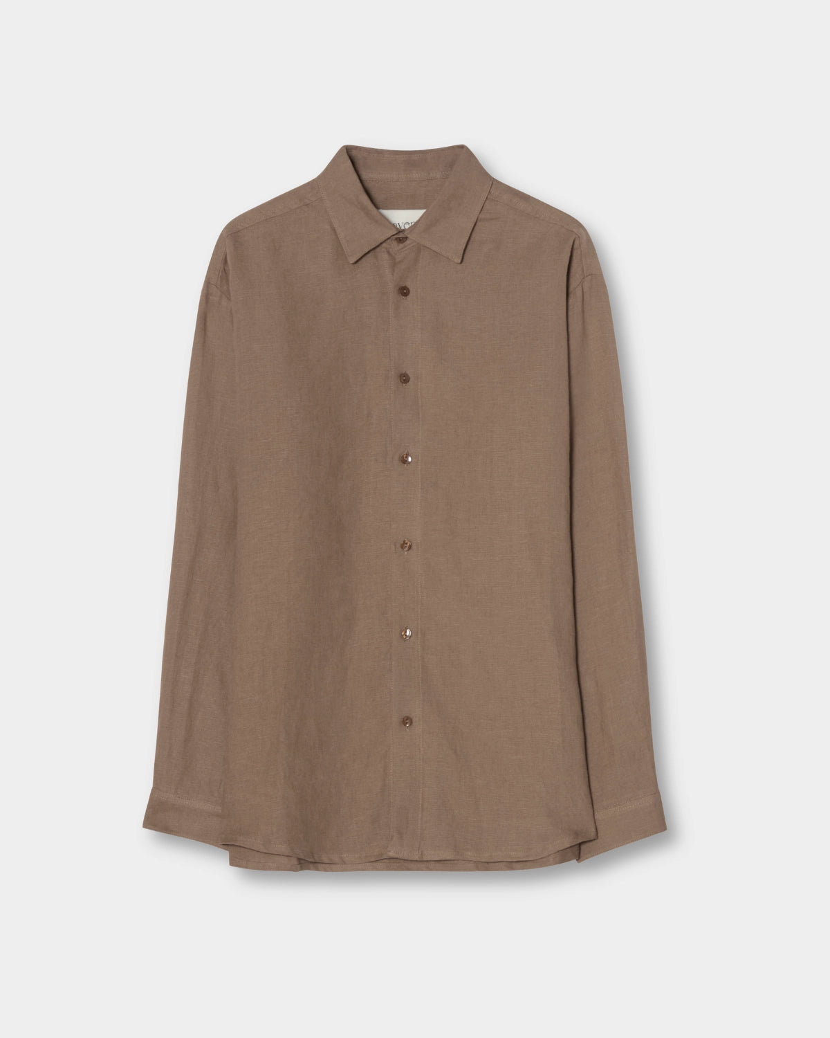 Hooper Linen Shirt - Taupe - Hugo Sthlm