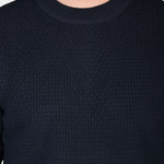 Oliver Structure Sweater - JL Navy - Hugo Sthlm