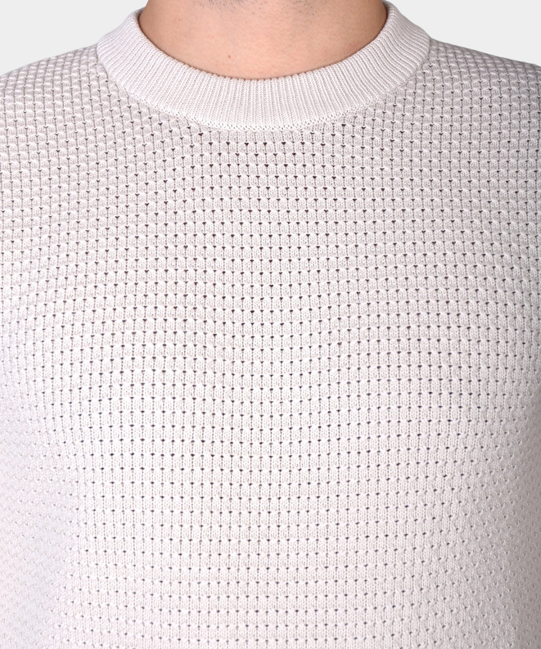 Oliver Structure Sweater - Moonbeam - Hugo Sthlm