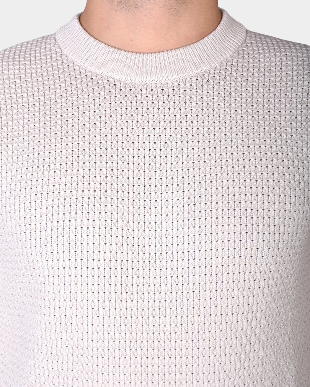 Oliver Structure Sweater - Moonbeam - Hugo Sthlm