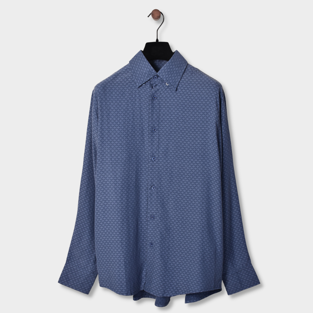 JONAH SHIRT - CUPRO BLUE - Hugo Sthlm