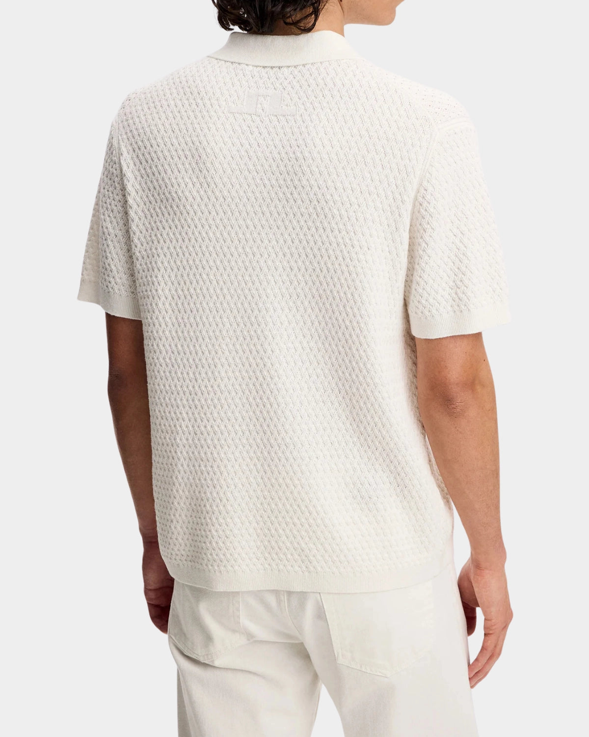 Jacques Structure Knit Polo - Tofu - Hugo Sthlm