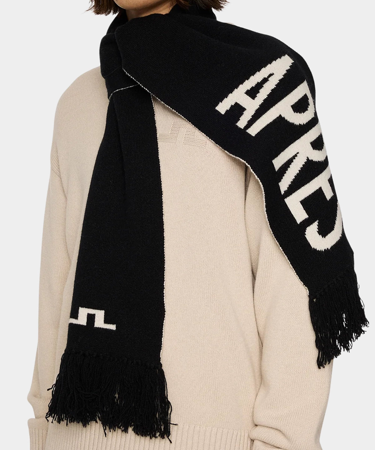 Jasper Scarf - Black - Hugo Sthlm