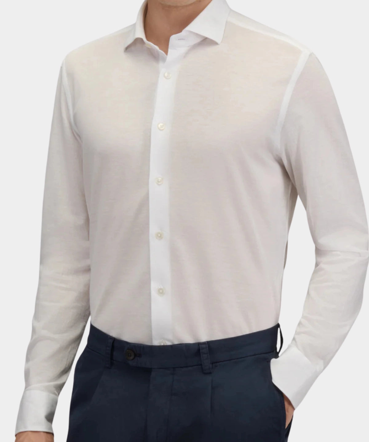 Jersey Piquet - White - Hugo Sthlm