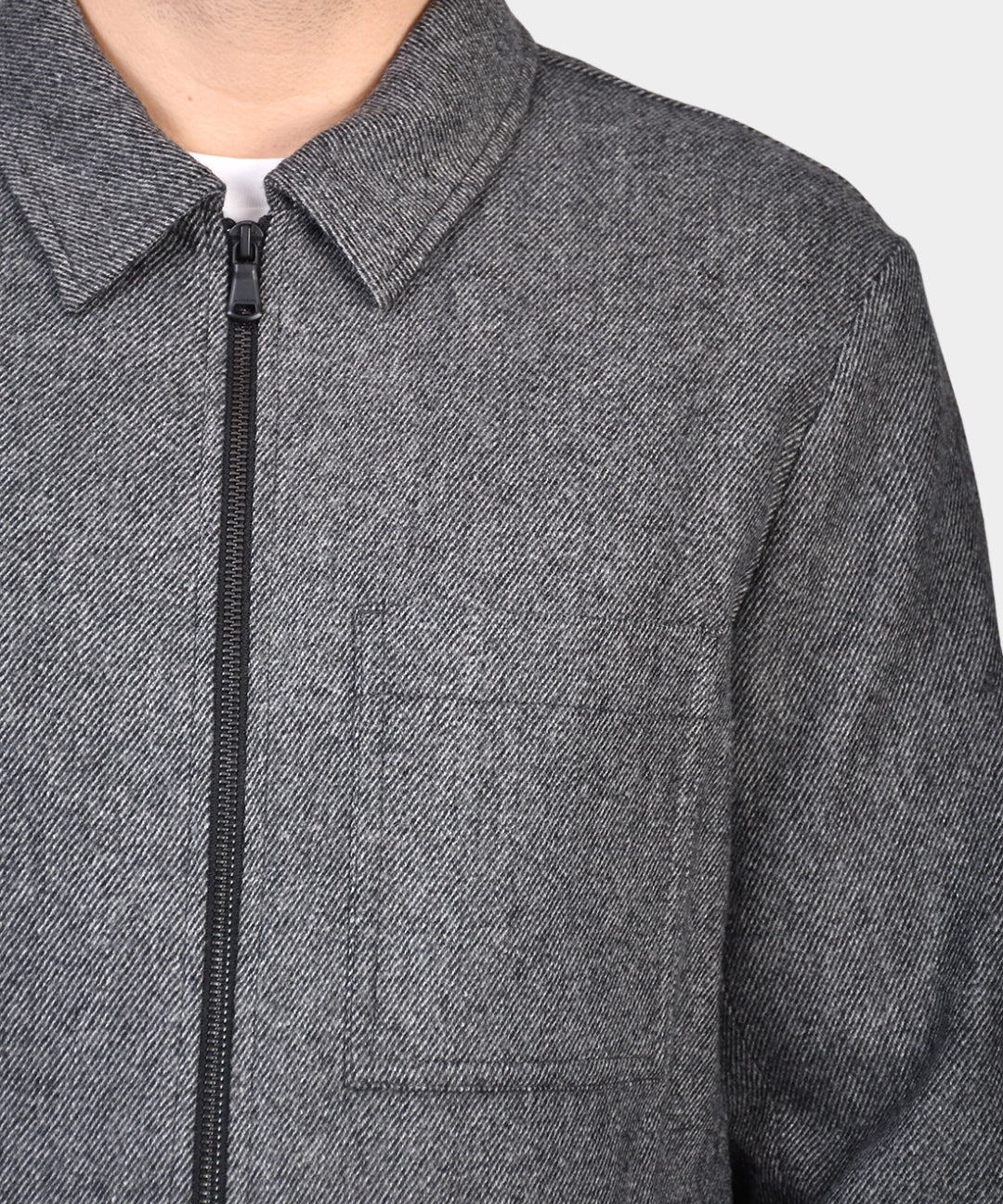 Julius Cash Flannel Overshirt - Night Owl - Hugo Sthlm