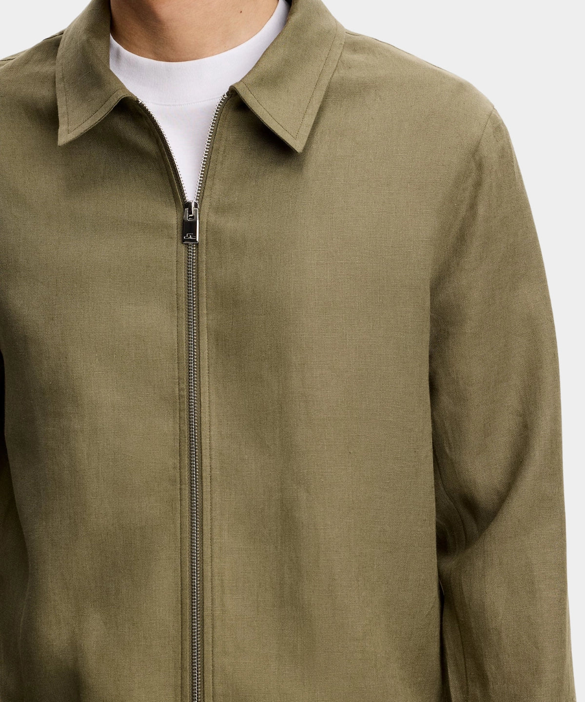Julius Drape Linen Overshirt - Kalamata - Hugo Sthlm
