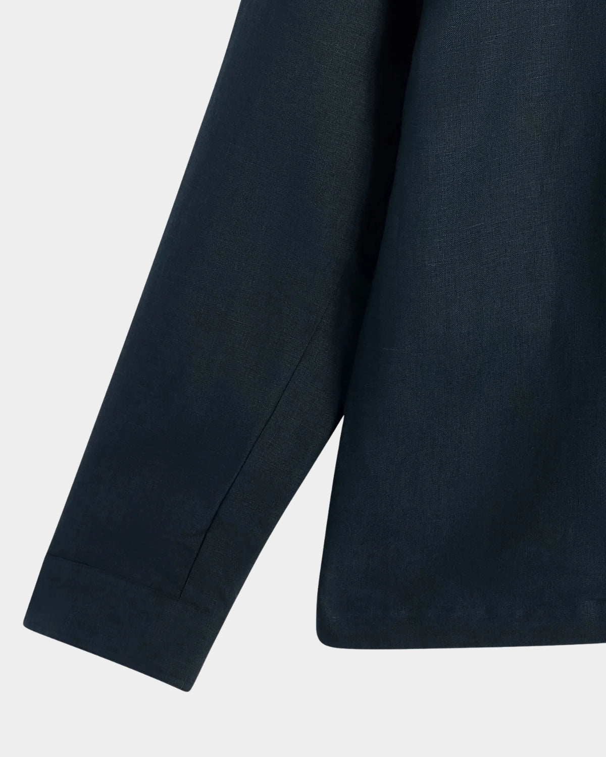 Julius Drape Linen Overshirt - JL Navy - Hugo Sthlm