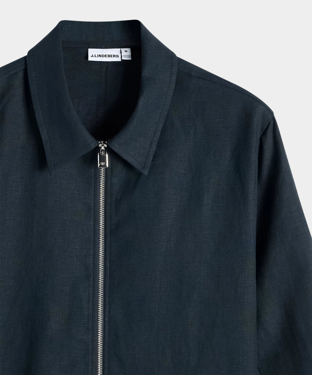 Julius Drape Linen Overshirt - JL Navy - Hugo Sthlm