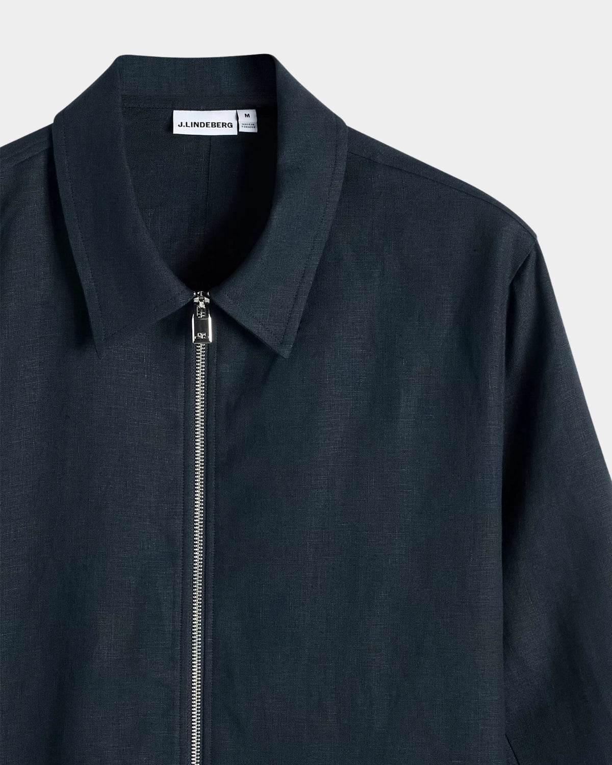 Julius Drape Linen Overshirt - JL Navy - Hugo Sthlm
