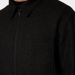 Julius Cash Flannel Overshirt - Darl Grey Melange - Hugo Sthlm